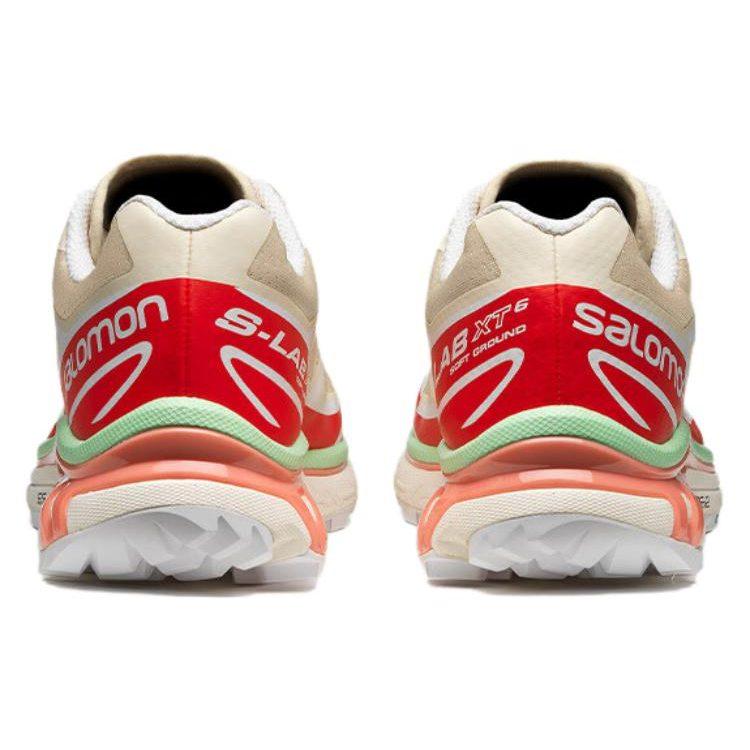 SALOMON XT 6 Низкие уличные ботинки Унисекс Розово-оранжевые L47293300