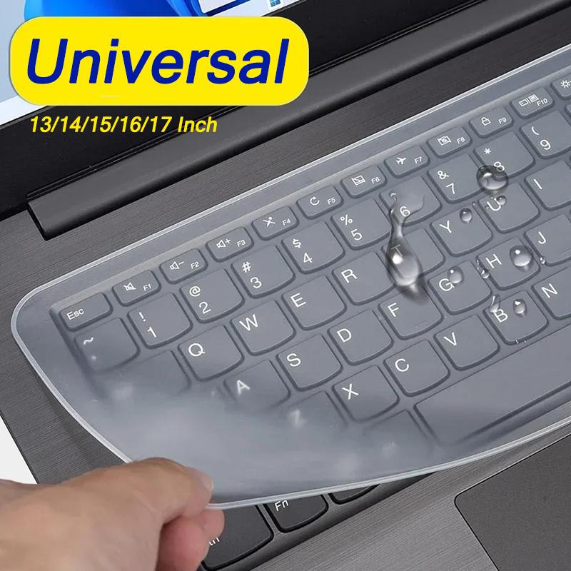 Накладка на клавиатуру для ноутбука Macbook 13-17 дюймов, ультратонкая, силиконовая, водонепроницаемая, пылезащитная, защитная пленка, прозрачная защитная накладка