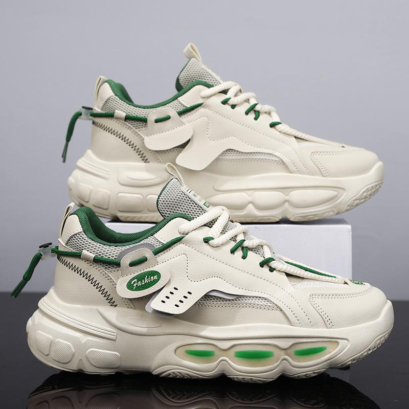 Модные оригинальные дизайнерские модные мужские кроссовки, увеличивающие рост, повседневные кроссовки в стиле ретро, модная спортивная обувь на платформе, мужская массивная обувь