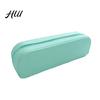 Large Capacity Pencil Case Silicone Soft Touch Bag with Zipper Portable Student Stationery Rectangular Storage Pen Pouch for School Teens Primary