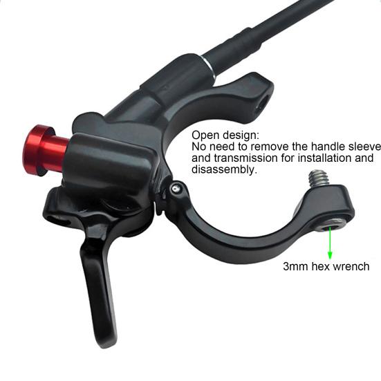 Great Anti-deformation Aluminum Alloy Remote Lockout Lever Highly Compatible Fork for Cycling