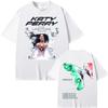 Футболка Katy-Perry The Lifetimes Tour 2025 Новая Модная Футболка Женская Мужская Одежда Летние Хлопковые Футболки Харадзюку Эстетичная Футболка