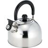 Kakusei Nilworka NW-06 Silver Whistling Kettle, 2.2L Capacity, Stainless Steel, High Heat Efficiency, Stable, Wide-Bottom Design, Easy To Clean, Induc