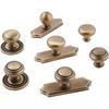 Gold Round Brass Cabinet Pull Nordic Cabinet Door Handle Wardrobe Pulls Drawer Cabinet