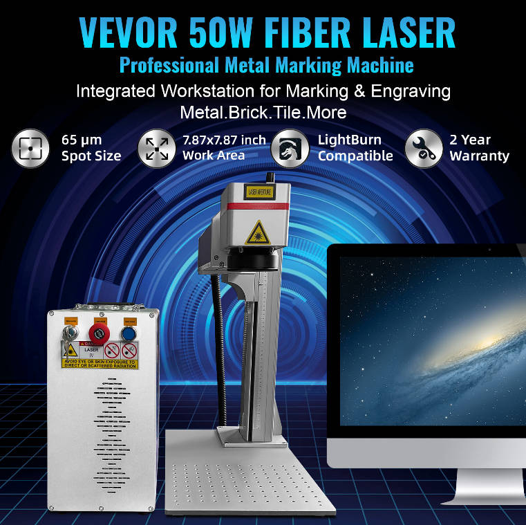 50W Fiber Laser Marking Machine Professional Metal Cutting Machine