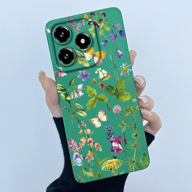 Чехол для Realme C61 C63 Милый Панда Сладкие Девочки Кошки Силиконовый Мягкий Задний Чехол для Realme Narzo N63 2024 Бампер Защитный Чехол