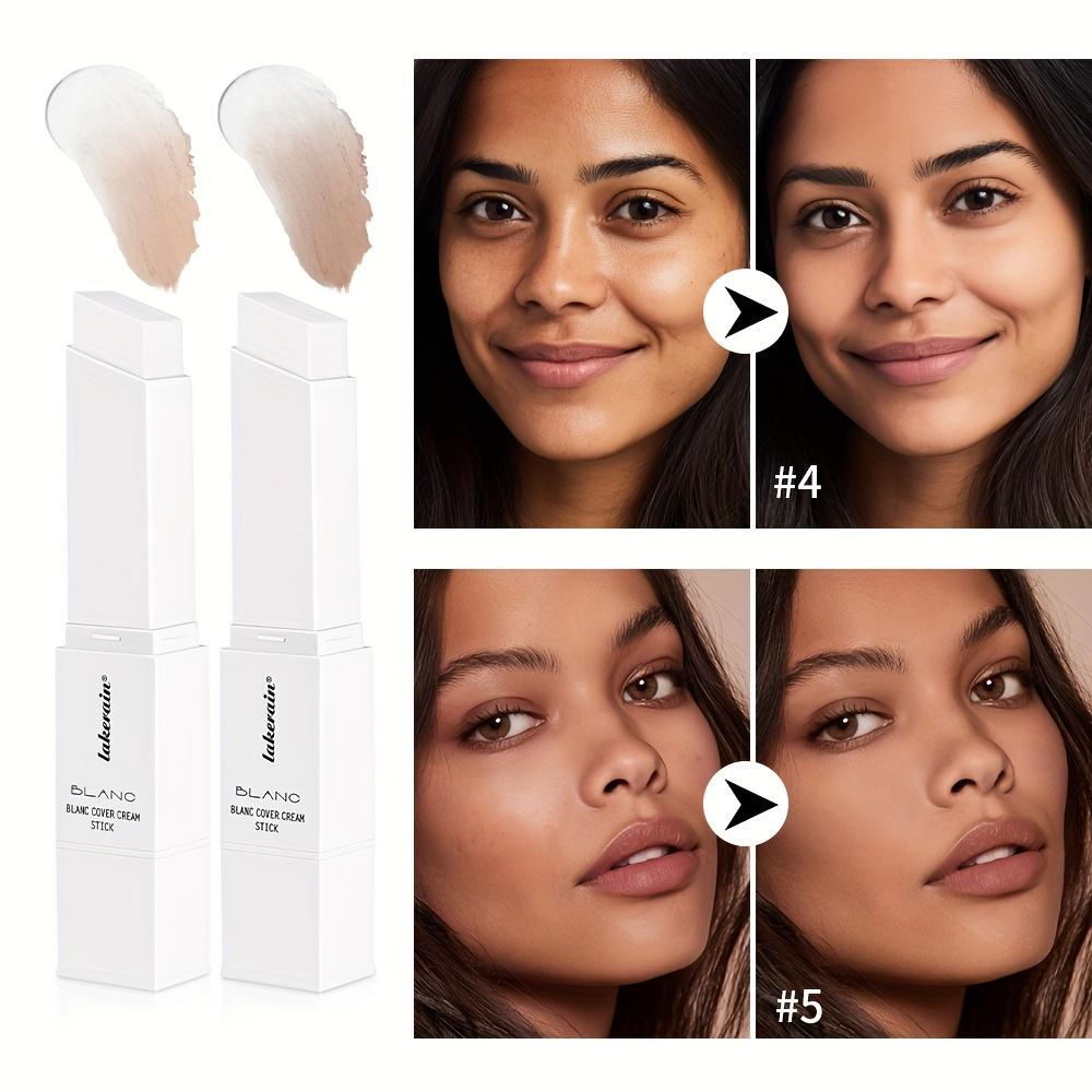 Тональная основа-стик Color Changing Foundation со съемной кистью Blanc Cover Cream Stick Changing High Coverage Базовый макияж