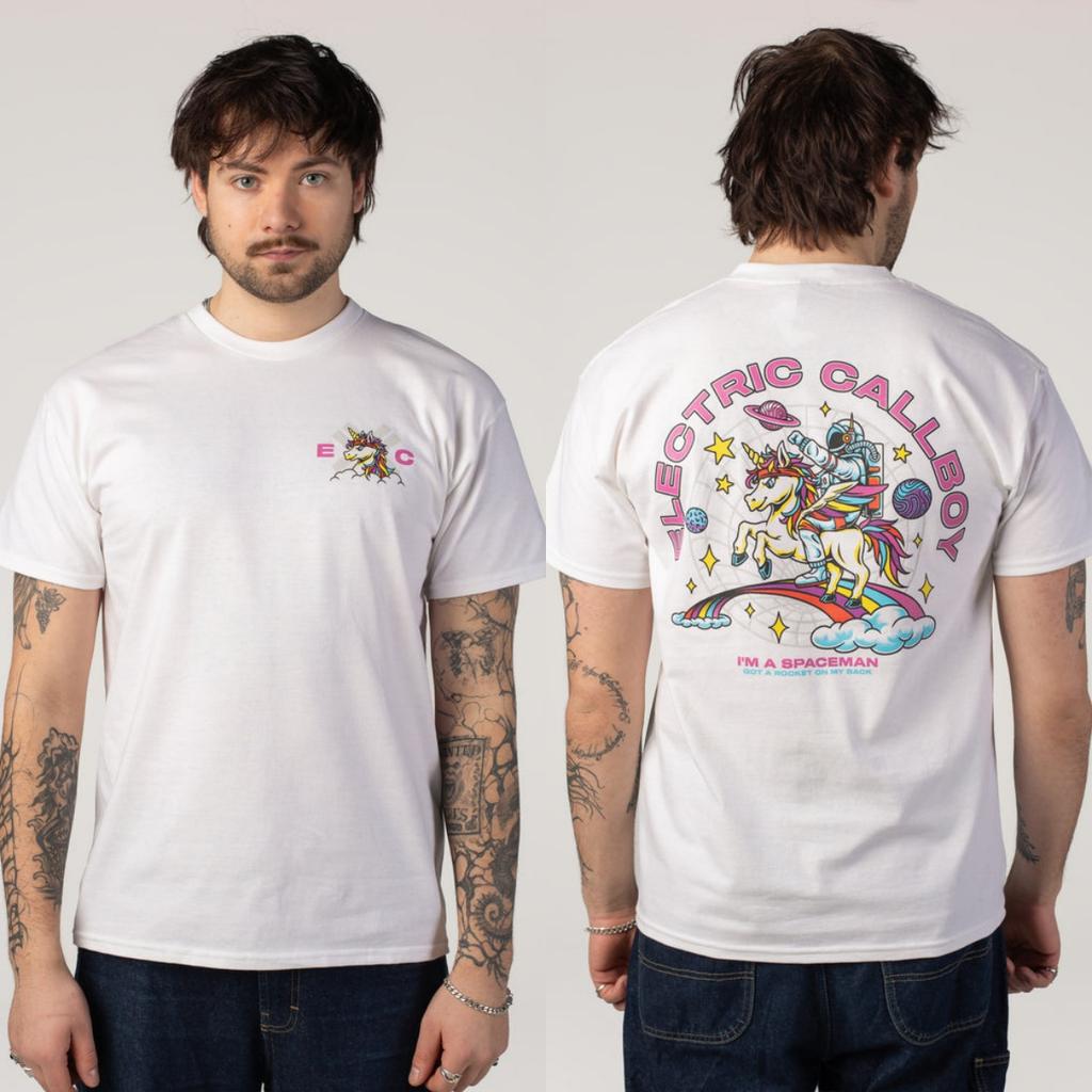 Summer New Electric Callboy Graphic Cotton Tshirt Unisex Summer Short Sleeve Fashion Brand Tee Luxury Casual Vintage Tees