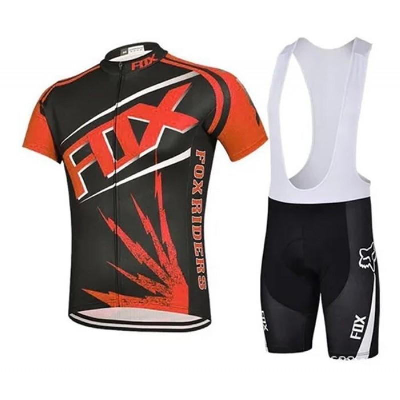 Mens Quick-Dry Cycling Jersey Set Short Sleeve Mountain Bike Outfit Team Edition