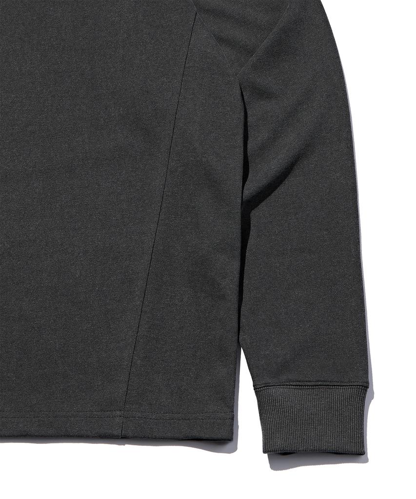 DISCUS ATHLETIC Raglan Logo Long Sleeve Pigment Charcoal