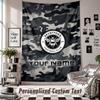 Custom Tapestry Wall Hanging, Brentford Football Personalized Name Text Home Wall Decor
