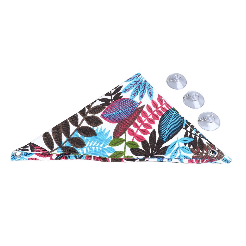 Reptiles Triangular Hammock Colorful Flower Pattern Bearded Dragon Hanging Lounger with Suction