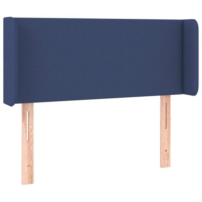 VidaXL LED Headboard Bedroom Furniture Single Bed Accessory Headboard Bed Frame Interior Blue 3122944