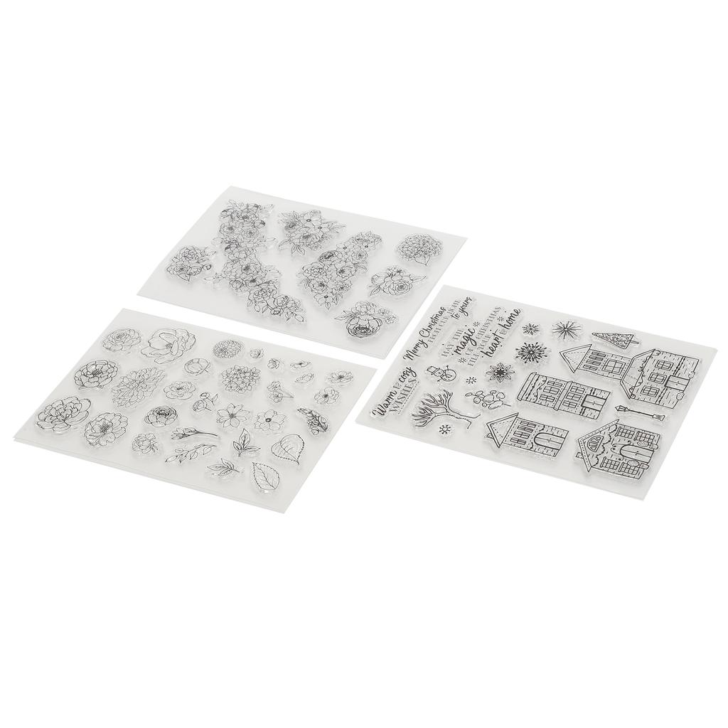 3 шт. прозрачный штамп резиновый журнал альбом украшения ремесло подарки аксессуары
