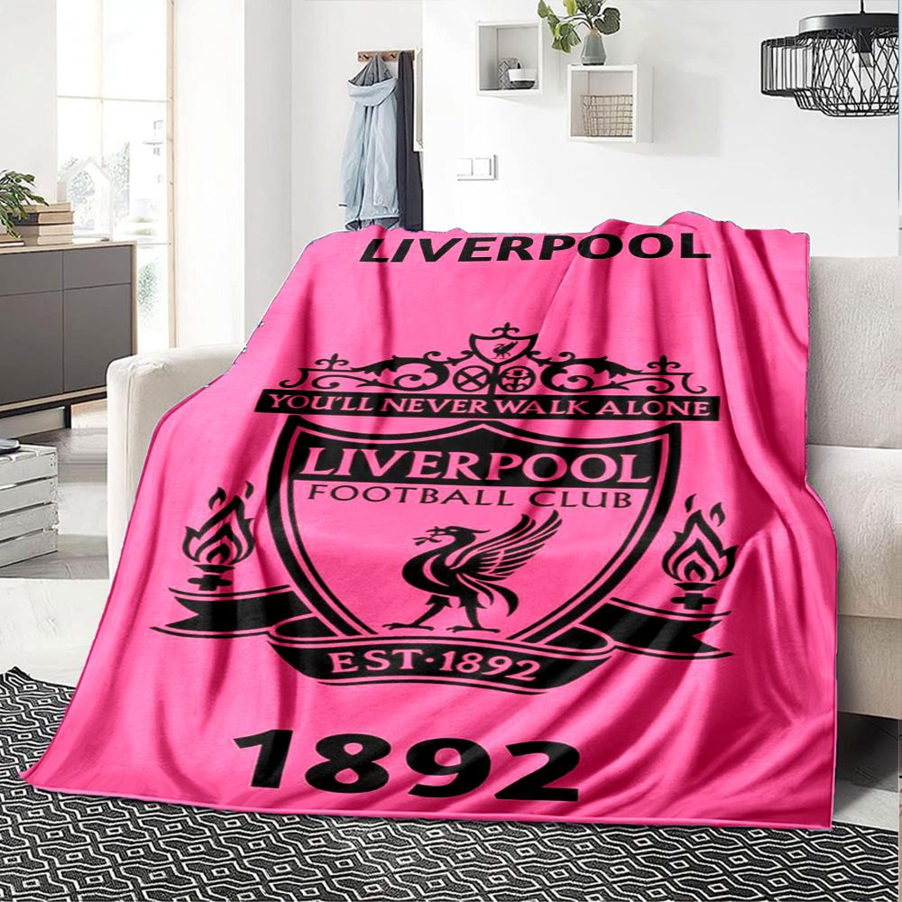 Liverpool Blanket Comfortable Suitable for Office Chair Bed Seaside Four Seasons Universal Stylish Decor Unique Gift for Family and Friends Camping