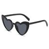 New Women'S Retro Heart-Shaped Transparent Pink Shiny Sunglasses For Girls Beach Party Birthday Photo Fashion Eyewear