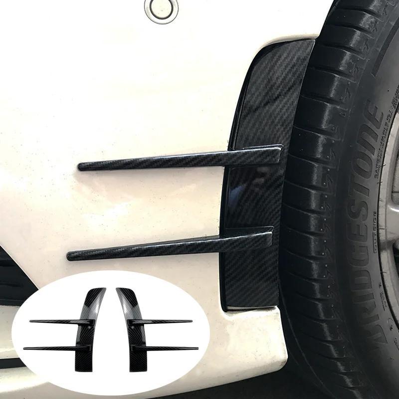 2 шт. передний бампер губа воздухозаборник отделка спойлер Canards Splitter для Benz A-Class A180 A200 A220 автомобильный стилистический аксессуар