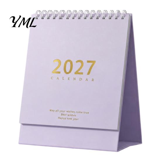 Настольный годовой планировщик 2026-2027, Календарь на 14 месяцев, Октябрь 2026 - Декабрь 2027, Большой подарок для коллег, Настольное планирование, Организация в семье,