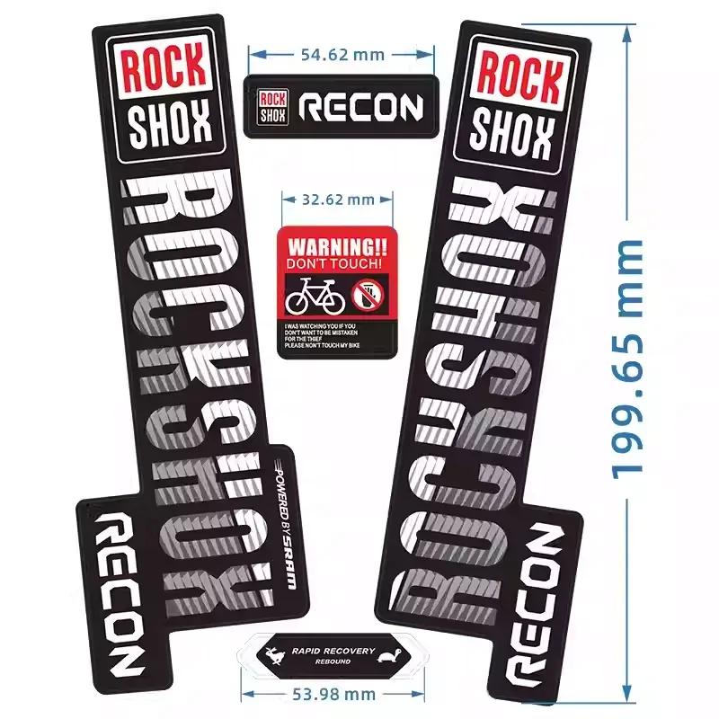 Виниловые наклейки для стайлинга автомобиля для RockShox RECON Наклейка Горная Передняя Амортизационная Вилка Спонсор Модифицированная Наклейка