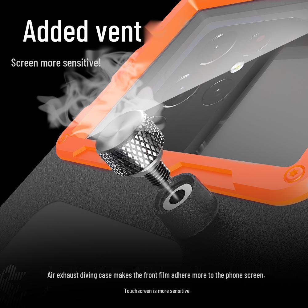 Водонепроницаемый чехол для дайвинга для Google Pixel 7 Pro - Герметичный, противоударный, с полной защитой, для подводной фотографии