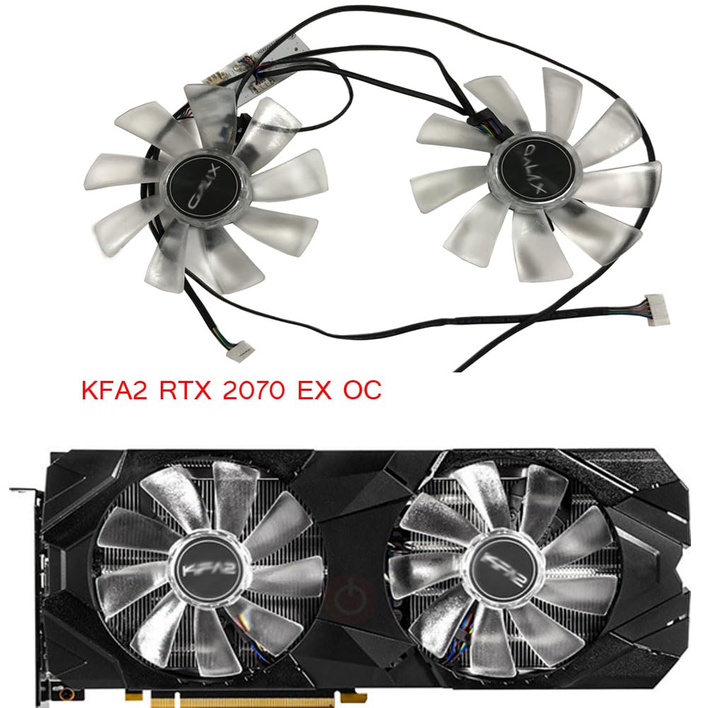 Замена вентилятора Gurabo Cooling Board Gurabo Cooling Fan galax RTX 2080 2070 Super EX для KFA2 RTX 2080 для RTX 2070 EX 2060 SUPER GALAKURO Fan,Graphic