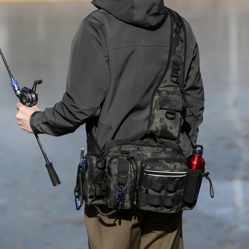 Tool Bags Fishing Tackle Storage Bag Multifunctional Outdoor Portable Wear-resistant Nylon Tool Organizer