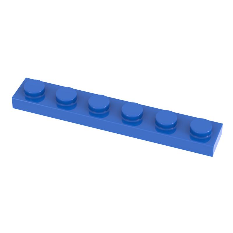 [Funbrick] 50&100&200 ШТ. Пластина 1x6 3666 Совместимо с Известным Брендом Строительный Блок Классический Строительный Блок Игрушки MOC DIY