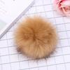 15cm New Pom Women Imitation Fur Pompom Knitted Hat Skullie