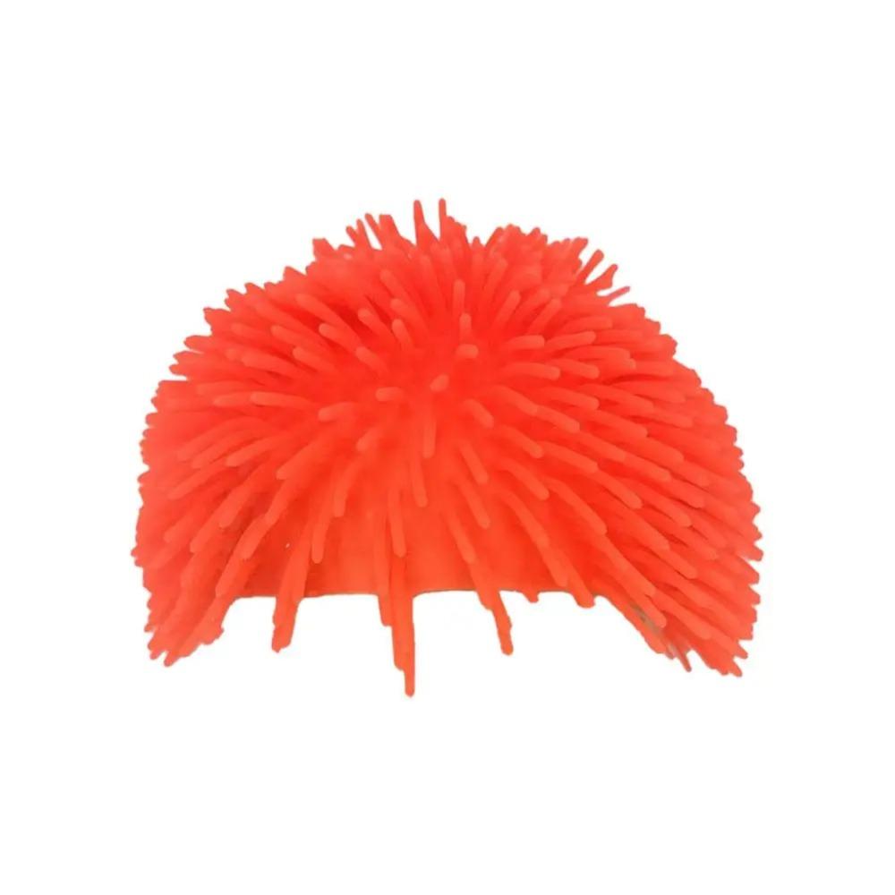 Comfortable To Wear Spiky Ball Prank Hat Portable Colorful Headgear Long Hair Head Cover  Gag Gift
