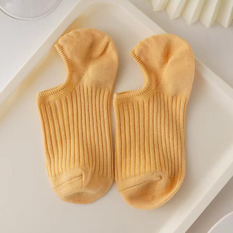 Красочные ребристые короткие носки, удобные и дышащие эластичные носки до щиколотки, женские чулки и чулочно-носочные изделия