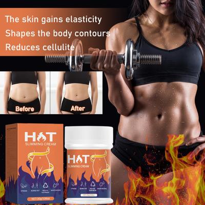 Крем для похудения тела Массаж Укрепляет кожу Живот Руки Бедра Тело Моделирование30г