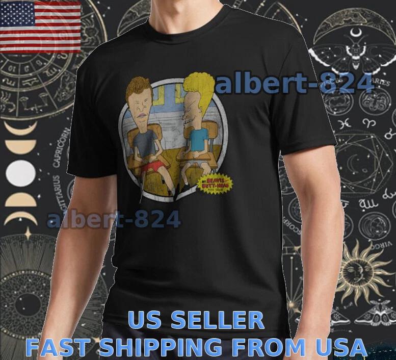 NEW SHIRT BEAVIS AND BUTT-HEAD LOGO T shirt FUNNY AMERICAN UNISEX SIZE S TO 5XL