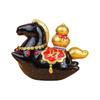 Resin Zodiac Horse Figurines Chinese Style Horse Figures Ornament  Chinese New Year Gift