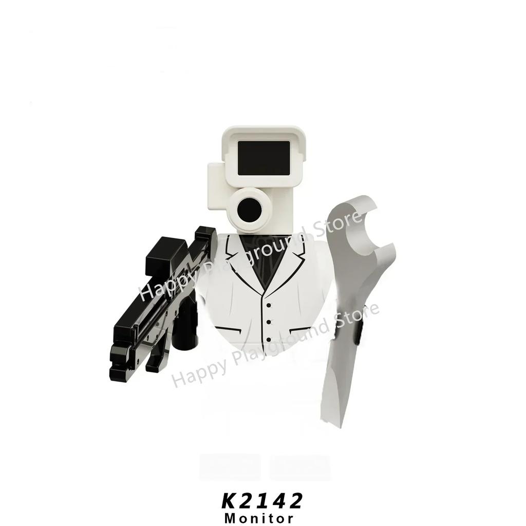 Скибиди Туалетный Человек Аниме Мультфильм Кубики Куклы Камерамен Спикермен ТВ Человек Мини Фигурки Действия Кубики Строительные Блоки