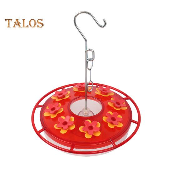 Кормушка для колибри 450 мл с насестом и портами для кормления, подвесная кормушка для диких птиц для декора сада и заднего двора