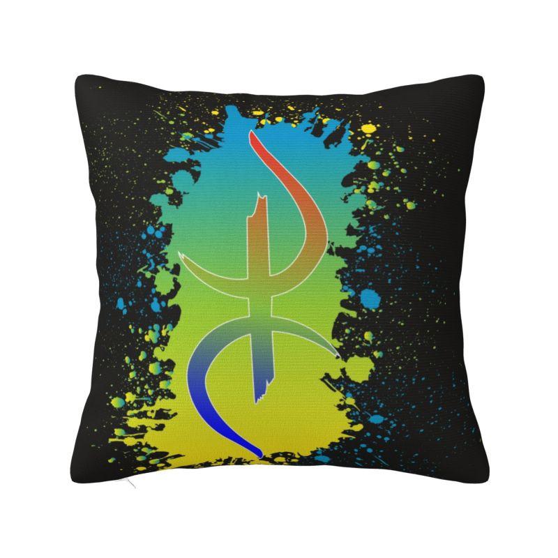 Кабильская керамика Берберские мотивы Скандинавская наволочка Декорация для гостиной Чехол Бохо Имазигены Амазиги Подушки для дивана