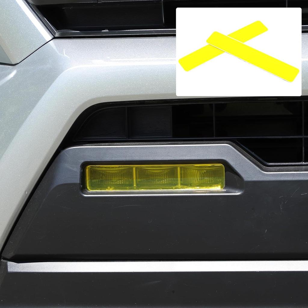Fog Light Yellow Tinted Cover Trim for Toyota Tacoma 2024 2025, Car Exterior Decoration Accessories (Vinly)