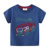 New Summer Children's Clothing, Boys' Short-sleeved T-shirts, Children's Cartoon Embroidery Patterns