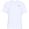 Футболка мужская повседневная с коротким рукавом и круглым вырезом, с логотипом UA Tech, белая 1358553-100