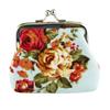 Floral Women  Retro Mini Vintage Flower Clutch Bag Small Wallet Coin Purse Credit Card Holder