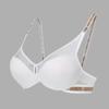 Женский сексуальный полупрозрачный бюстгальтер с подкладкой пуш-ап с бретельками с буквами, бюстгальтер с открытыми плечами, дышащая сетка, спортивное нижнее белье для отдыха 75B-90B