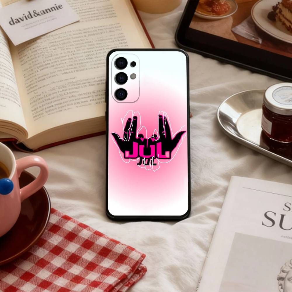 Городская Франция J-Jul Рэпер Чехол для телефона для Samsung S 25,24,23,22,30,21,10,9,Ultra,Plus,Lite,FE,4,5 G Мягкий черный чехол
