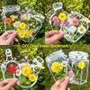 20-100pcs Diy Transparent Dried Flower Bookmarks Students Handmade Creative Small Bottle Plant Specimens Book Mark Stationery