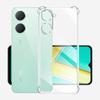 Для Vivo Y28S Y28E Y18S Y18i Чехол Прозрачный Силиконовый Мягкий Чехол для Телефона Для Vivo Y03T Y37 Y37M T3 Lite Противоударный Чехол с Подушками Безопасности