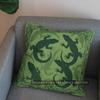 2D Lizard Mosaic-Patterned Decorative Throw Pillows Pattern Cushion Cover Suitable for Sofa Bedroom Car Pillow Cover