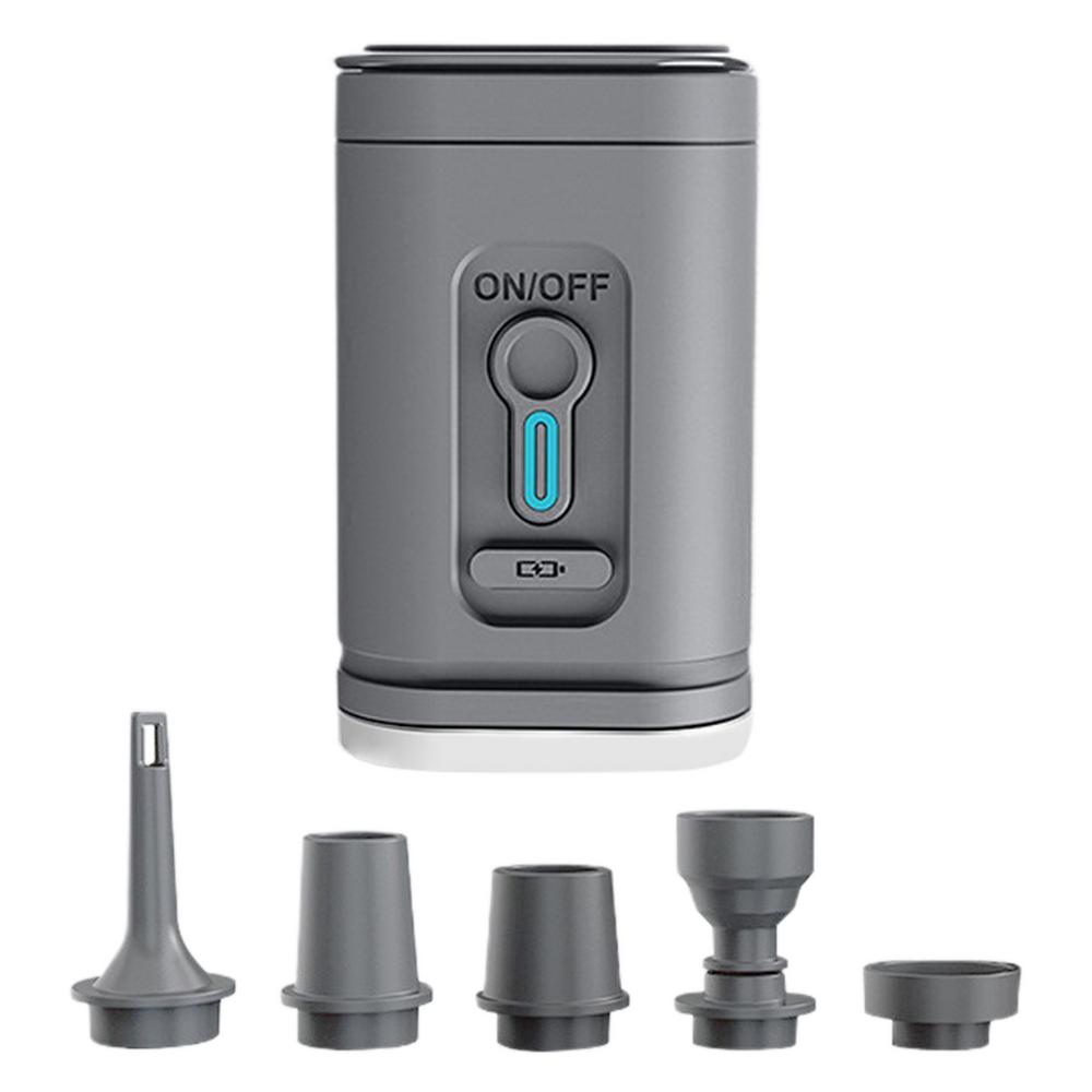 Беспроводной воздушный насос, уличный мини-надувной насос с фонарем для кемпинга, интерфейс типа C, воздушный компрессор для воздушных диванов, матрасов, воздуха и воды