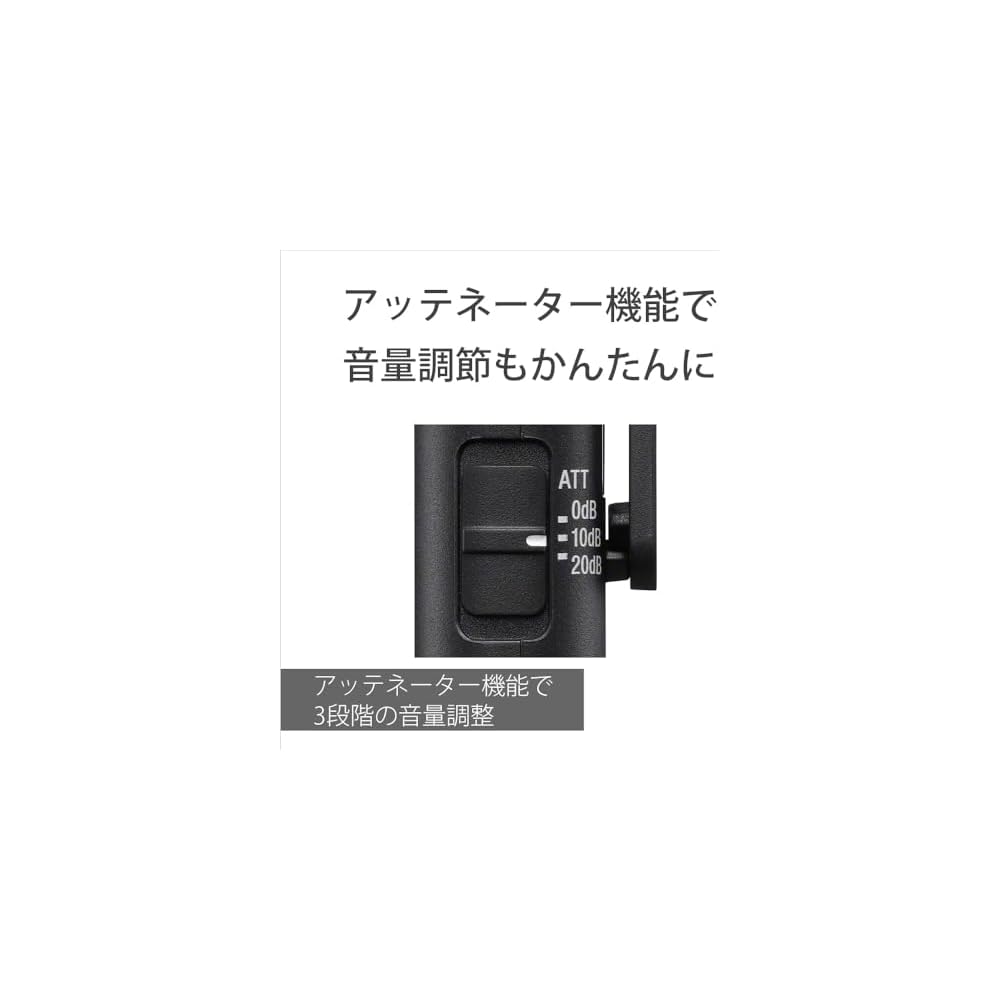 SONY Wireless Microphone for Cameras (2 Microphones + Receiver + Charging Case) - Ideal for Indoor and Outdoor Vlogging, Live Streaming, Video Intervi