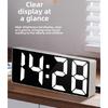 Numeric Modern Electronic Table Clock Desktop Alarm Clocks Digital Display Tool