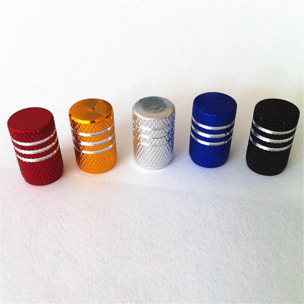 DSYCAR 4Pcs/Lot Universal Alu-Alloy Tire Valve Caps for Car Truck Motorcycle Bicycle Valve Stem Cover Tire Accessories Valve Stems 1