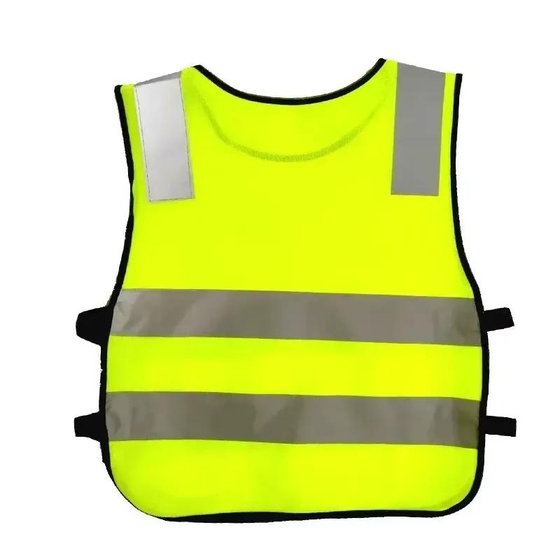 Kids Students Night Safety Reflective Vests Road Traffic Warning Vest for Children Reflective Reflector Vests Clothing Jacket